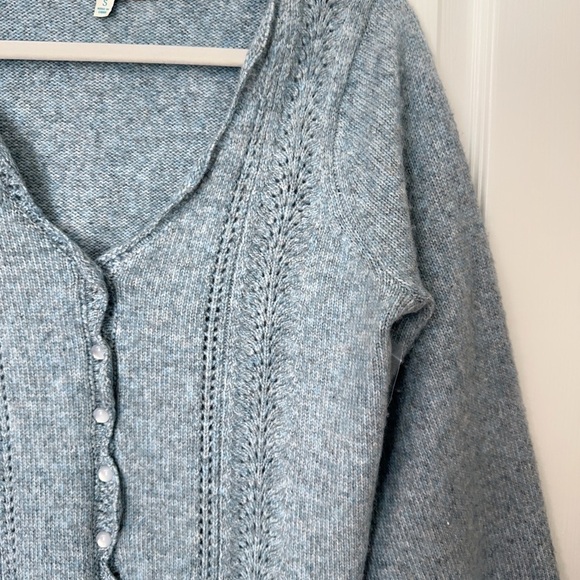 C&C California Women's Blue Cardigan Sweater - Picture 6 of 13